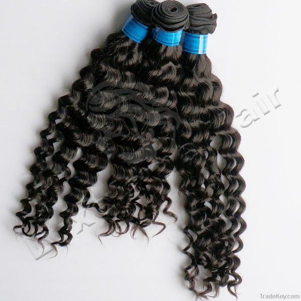100% unprocessed no chemical high quality deep wave hair