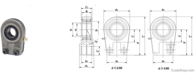 Rod Ends for Hydraulic Compone GIHR-K..DOnts