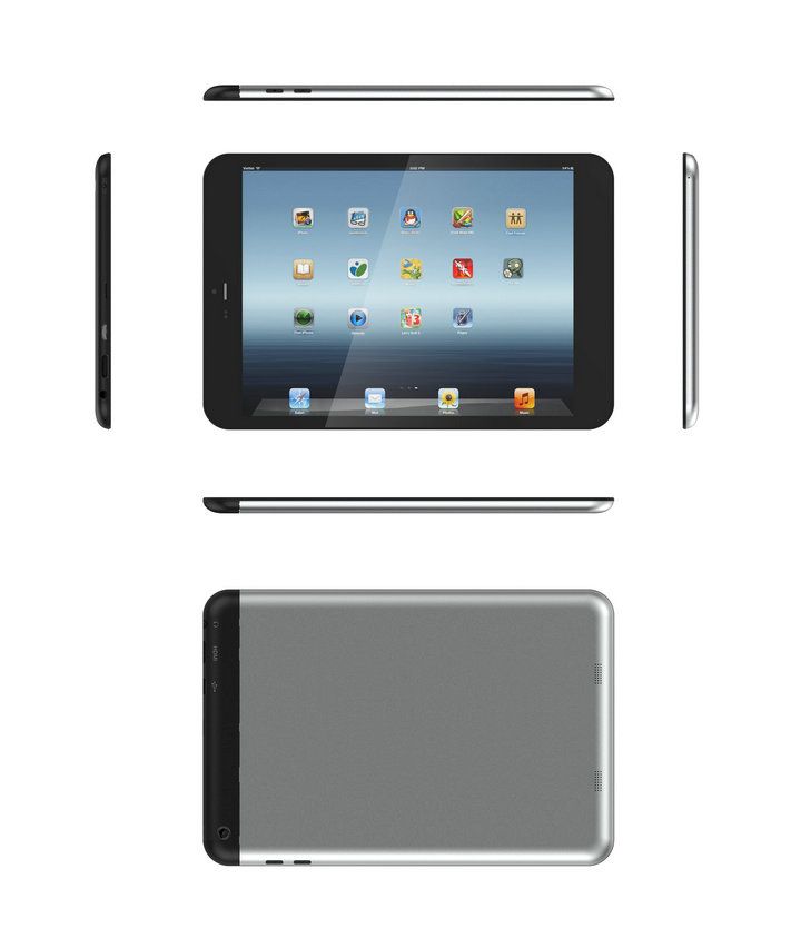 7.85 inch mtk8389 quad core 3G IPS tablet pc with wifi, dual camera, GPS, bluetooth, G-sensor