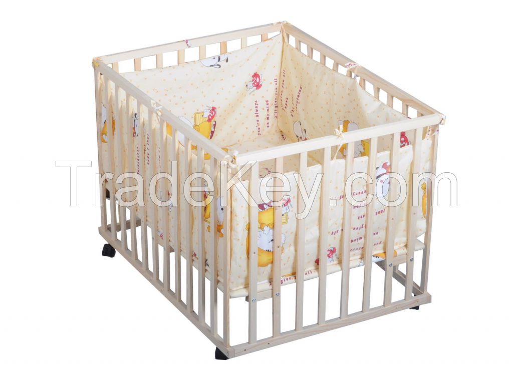 Cheap Wooden Baby Cot/ Baby Cribs