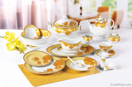 75PCS porcelain dinnerware sets