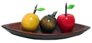 Wood Trays and Fruts