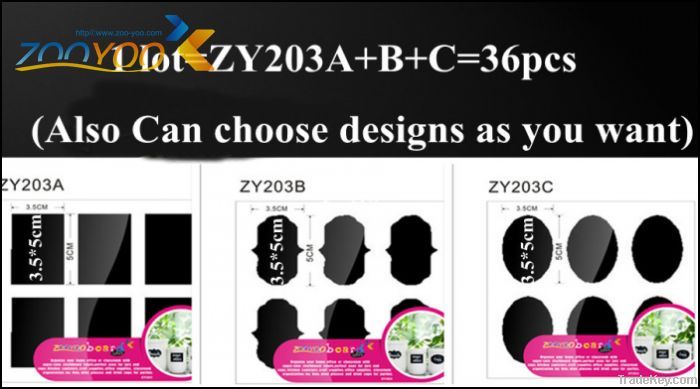 Chalkboard Sticker Labels Vinyl Kitchen Pantry Home 3 Design 36 Pcs De