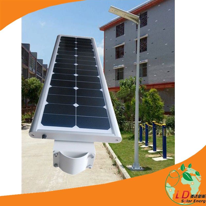 all in one solar street light 30W in guangzhou China, outdoor lighting
