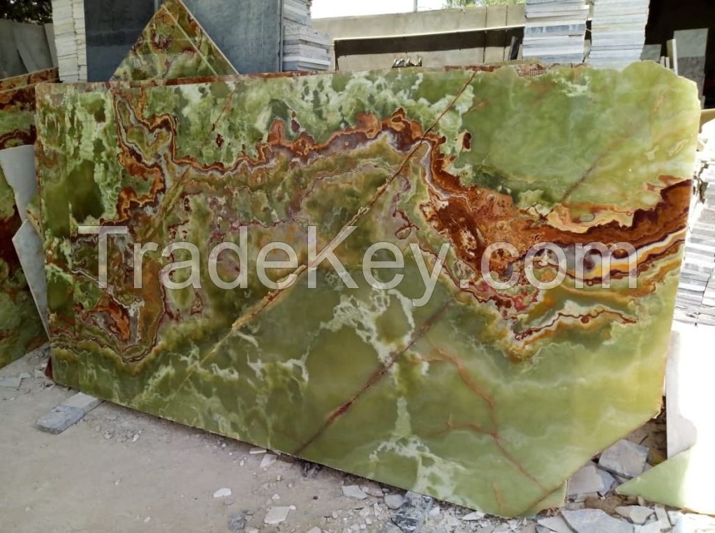 Multi Green Onyx Marble