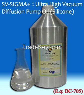 Ultra High Vacuum Silicone Diffusion Pump Oil: SV-SIGMA+