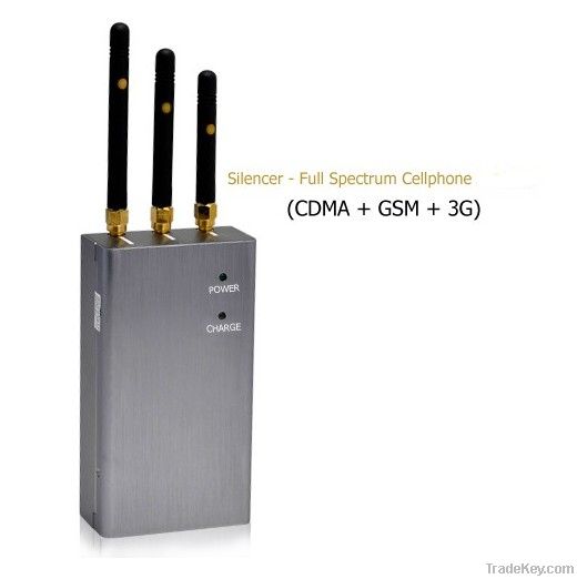 Silencer - Full Spectrum Cellphone signal jammer (CDMA + GSM + 3G)