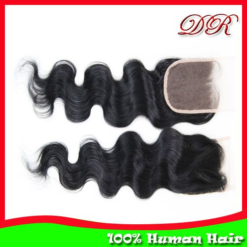 Lace Top Closure,Lace Size 3.5*4inch , Malaysian Virgin Human Hair Weft Extension Body Wave Hair Weave