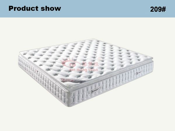 High density memory foam latex mattress 209#