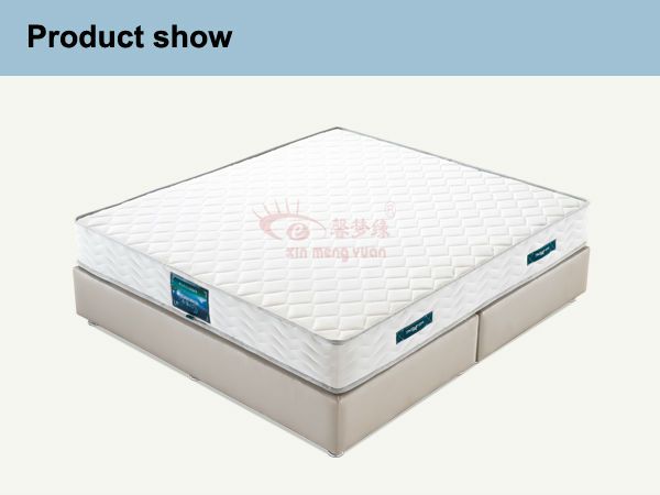 Spring mattress with high density foam W804