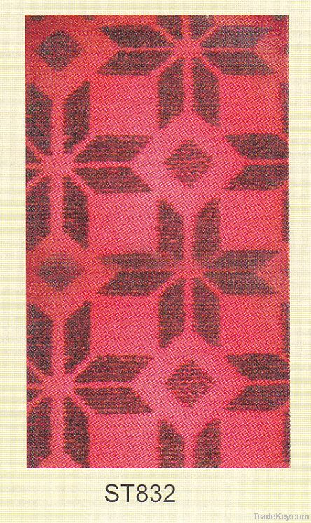 Single/Double color jacquard velour carpets