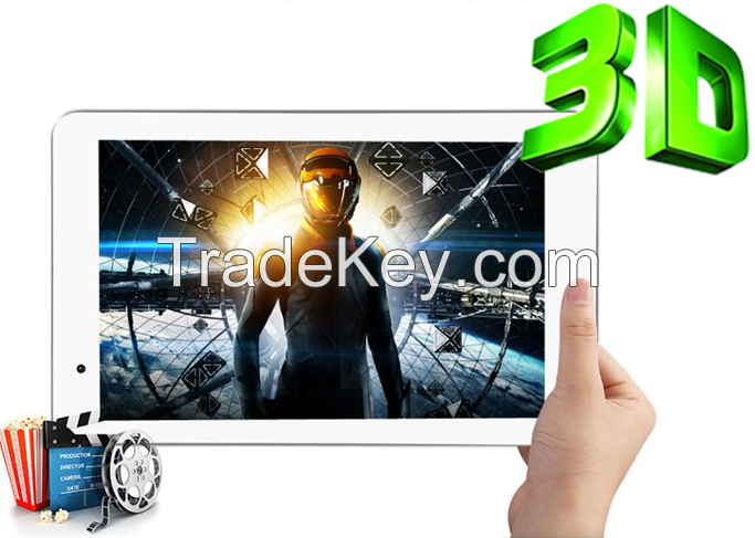 The latest glassess free 3D tablet real 3D effect 3D tablet Quad Core