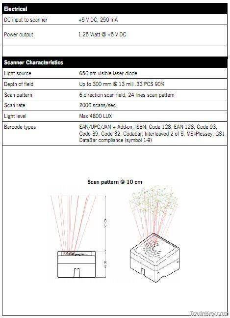 barcode sanner engine module