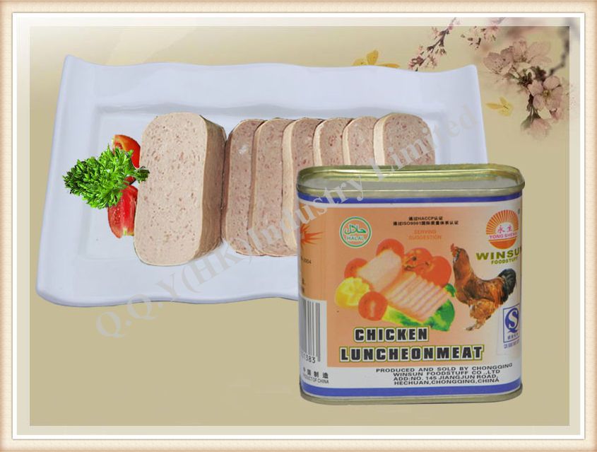 Canned Chicken luncheon Meat