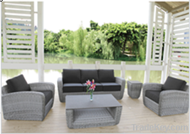 outdoor rattan garden sofa set