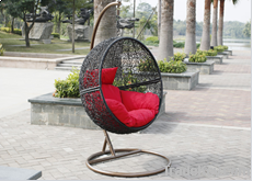 outdoor garden hanging egg chair
