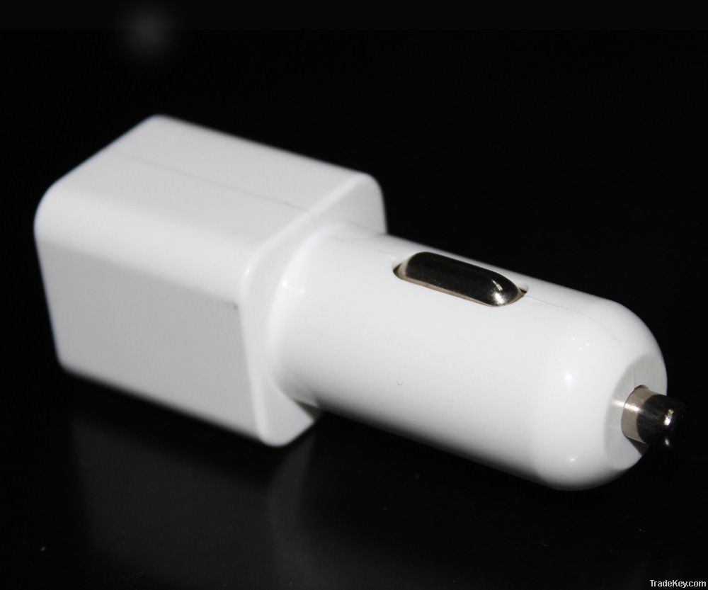 High Quality Auto Logos 1A/2A USB Car Charger Designed for Apple and A