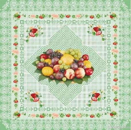 New Design Double Face PP/PE Placemat with Double Color Printing