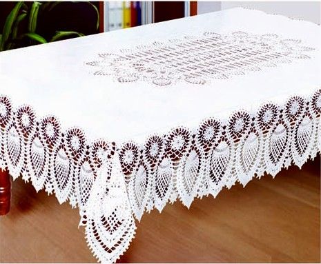 Hot Sale Crochet PVC Lace Table Cover