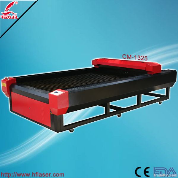 high quality flatbed laser cutter CM1325 with 130W RECI laser tube