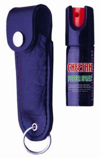 Pepper Spray With Leather Case