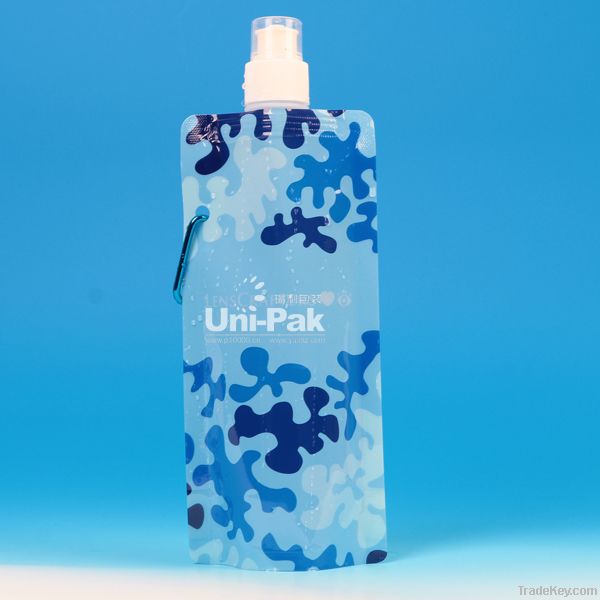 500ml foldable disposable drinking water bag