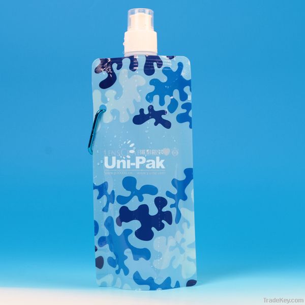 2013 new design plastic collapsible water bottle
