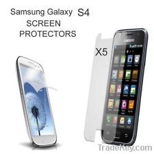 Hot sale clear screen protector for samsung galaxy s4