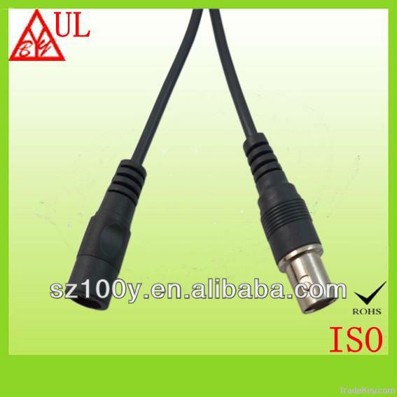 CCTV camera cable with bnc and dc