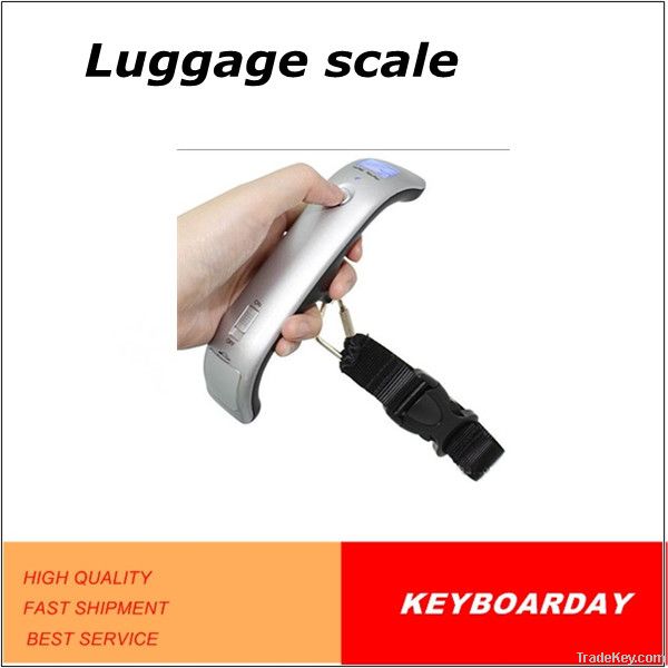 Digital LCD display hanging luggage weighing scale