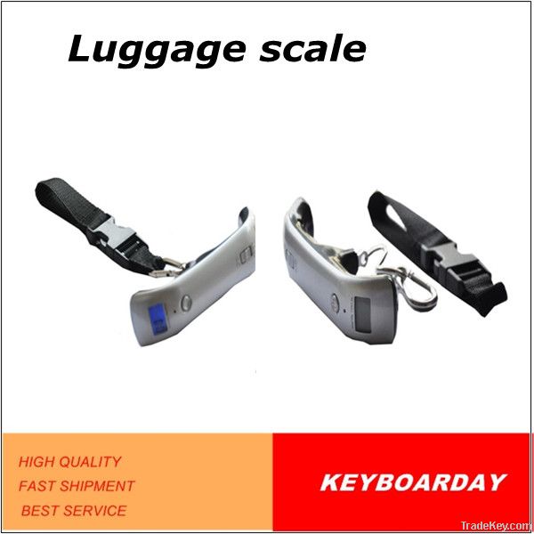 Digital LCD display hanging luggage weighing scale