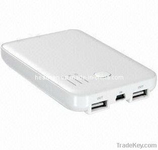 5, 000mA Power Bank with Li-ion Polymer Battery Type