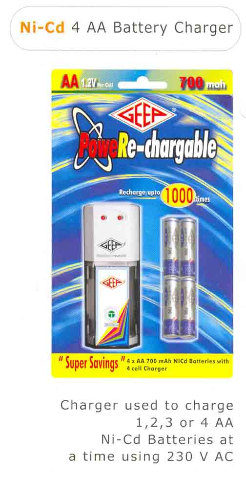 Geep-Ni-Cd Battery+Charger