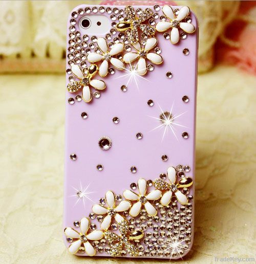 3D Crystal Mobile Phone Case for Iphone 5, Fashion Luxury Inquire now