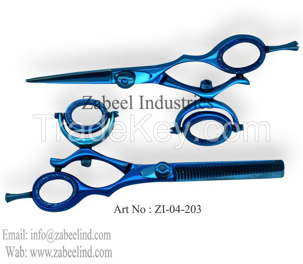 Professional Barber Hair Dressing Scissors/Thinner & Shears Set By Zabeel Industries