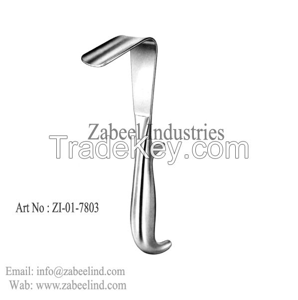 Surgical Orthopedic Pelvic Reduction Forceps,Roux Retractor Blades, Surgical Clamps, Gall Bladder, Thoracic and Lung Surgeryn Surgical Instruments By Zabeel Industries