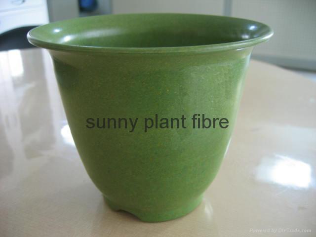 plant fibre flowerpot