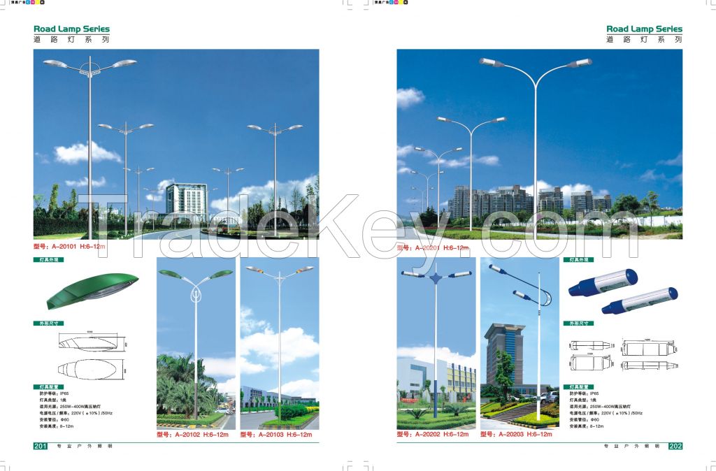 60W 10M 20M landscape lihting lamp street LED