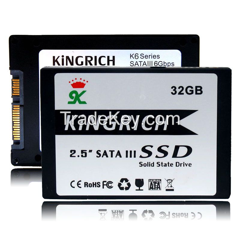 Kingrich2.5" SATA II HD SSD 32GB SATA2 Solid State Disk hard drive MLC Flash For laptop Notebook computer