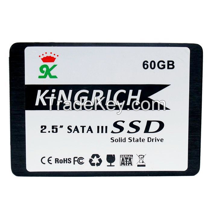 Fast Speed Internal SSD Solid State Drive Hard Disk 2.5 inch SATA 3 SSD 64GB 6Gb/s High Frequency with 256MB Cache for Desktop PC