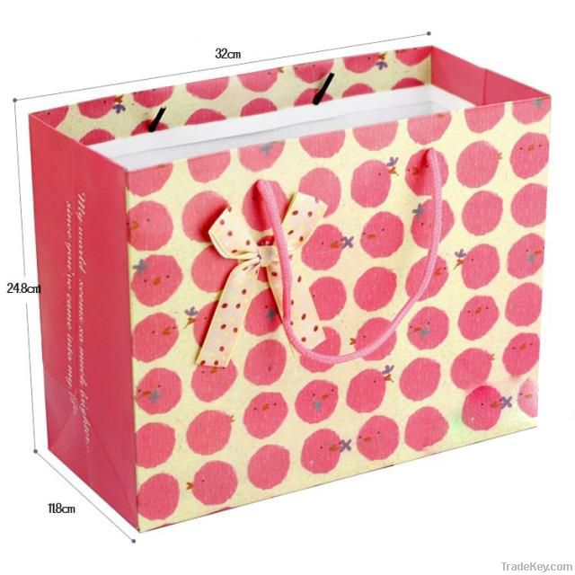 Hot sale elegant delicate paper packaging bag