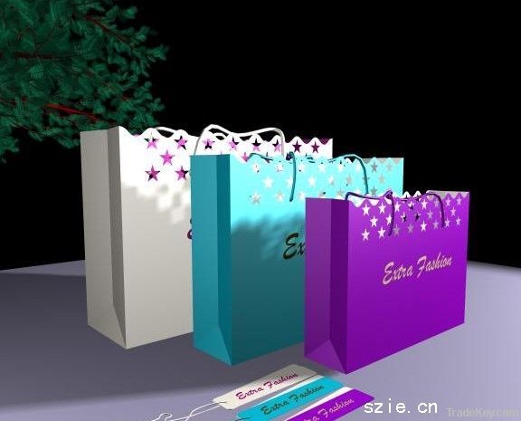 Hot sale elegant delicate paper packaging bag