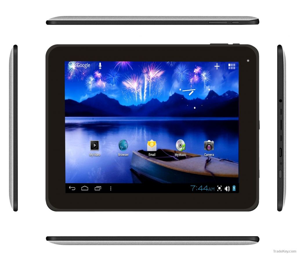 9.7"high resolution tablet pc with android4.0