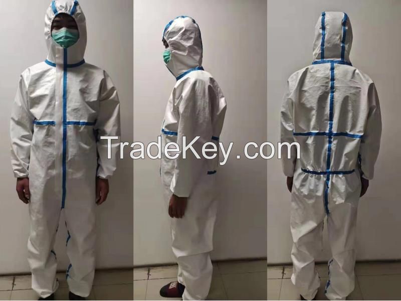 DISPOSABLE ISOLATION GOWN AND COVERALL/SURGICAL GOWN SMS