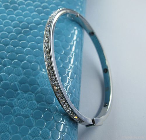 stainless steel high quality charm bangle bracelets