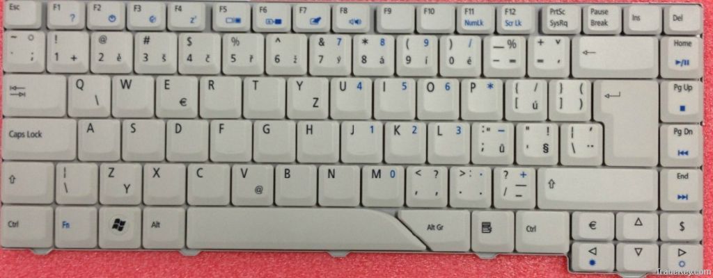 Laptop keyboard for ACER 4710g 4520 5315 5520 5720 5920 4720 5320 whit