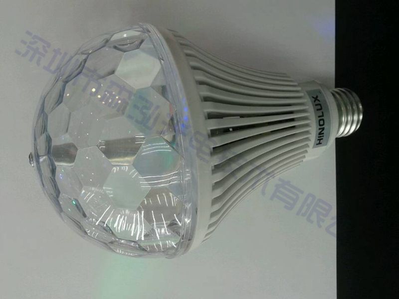 Sound-activated LED Dream Bulb 6W (Colorful rotation )