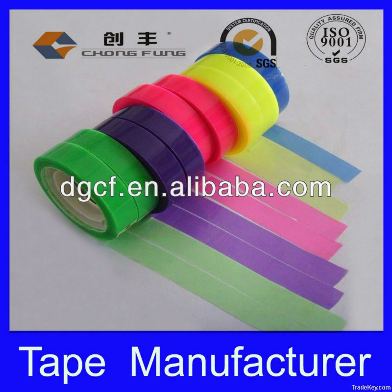 Multicolor Stationery Office Tape for Sealing