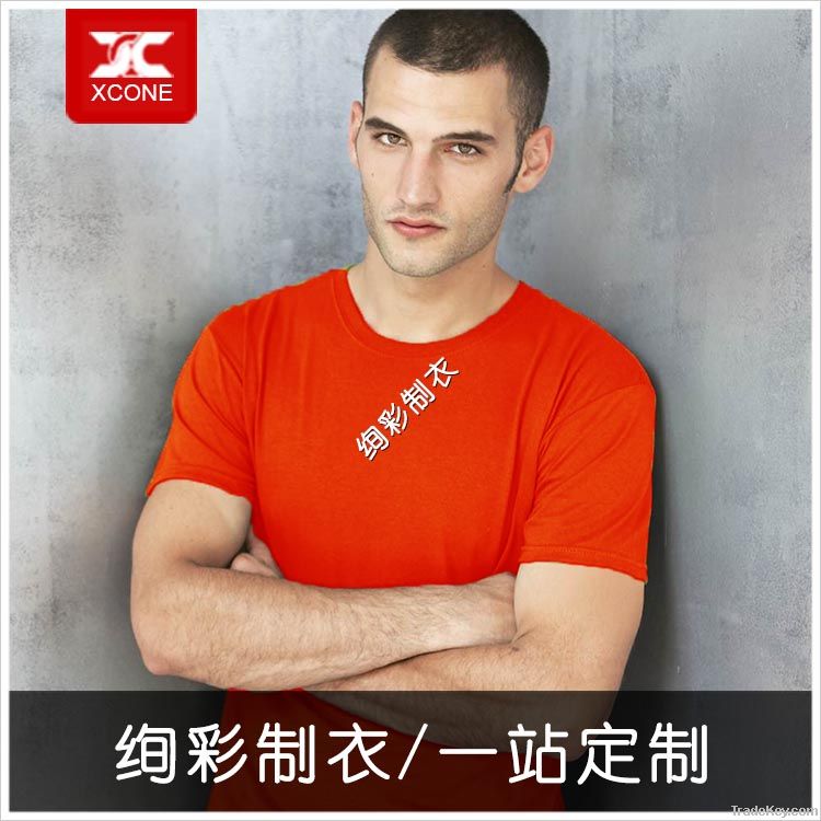 Men's round neck short sleeve T-shirt