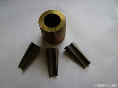 Yellow passivated anchorage (barrel & wedge)
